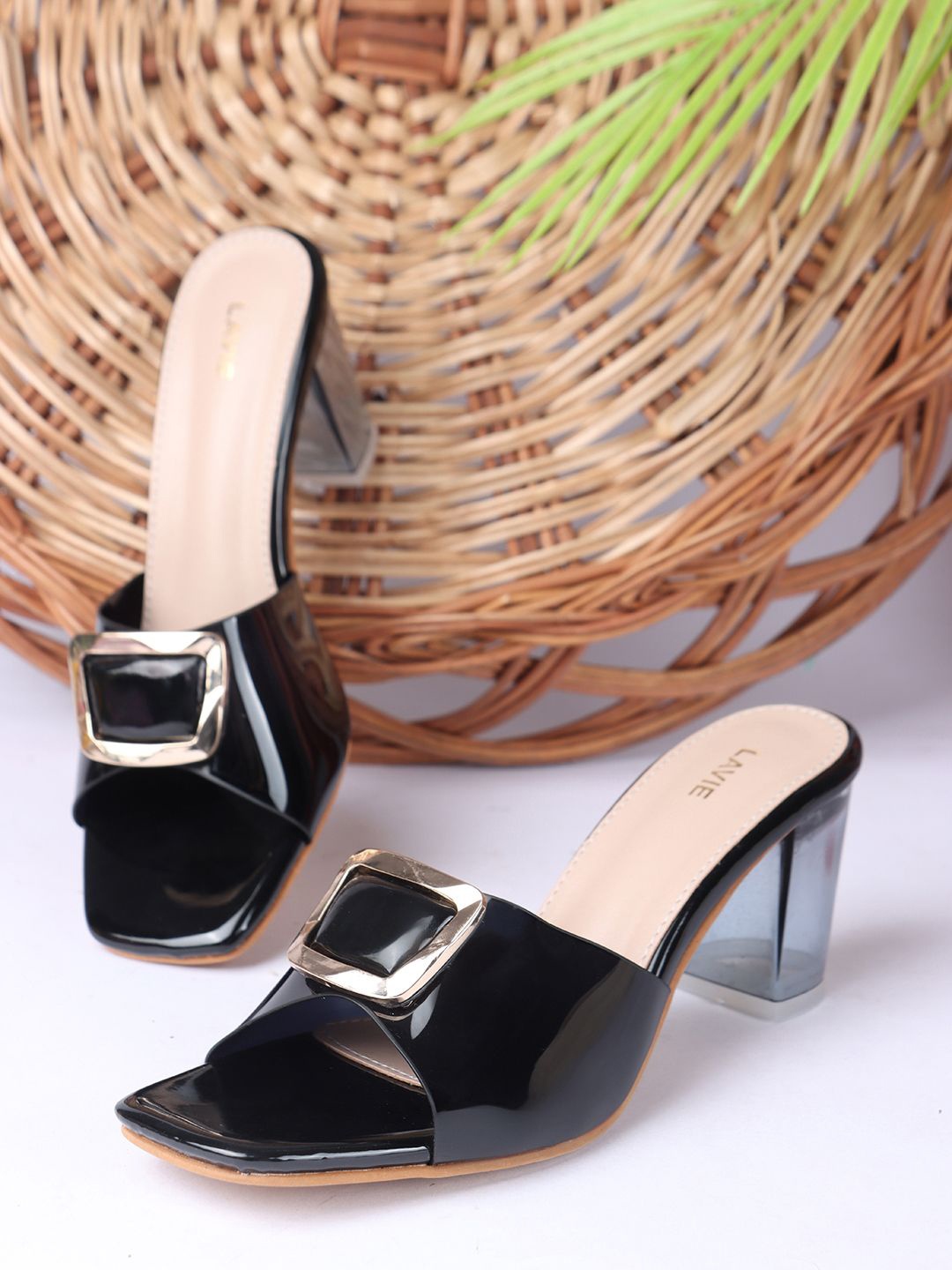 

Lavie Block Sandals, Black