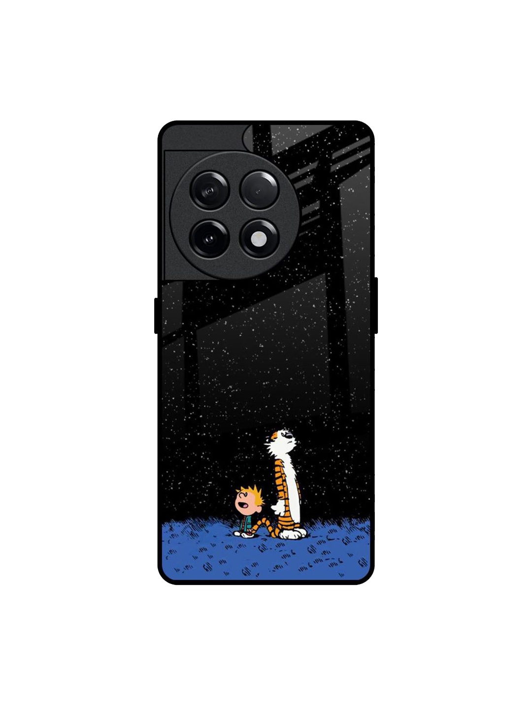 

QRIOH Quirky Printed OnePlus 11R 5G Back Case Mobile Accessories, Black