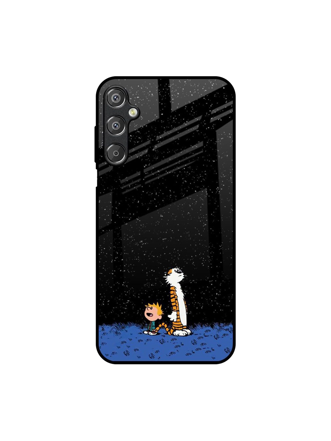 

QRIOH Quirky Printed Samsung Galaxy M15 5G Back Case Mobile Accessories, Black