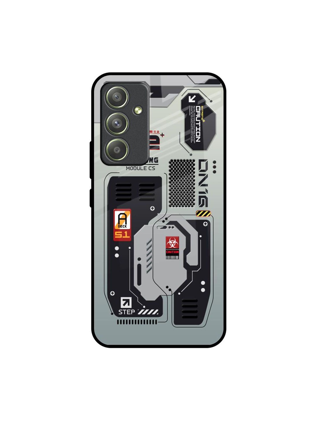 

QRIOH Typography Printed Samsung Galaxy A54 5G Back Case Mobile Accessories, Grey