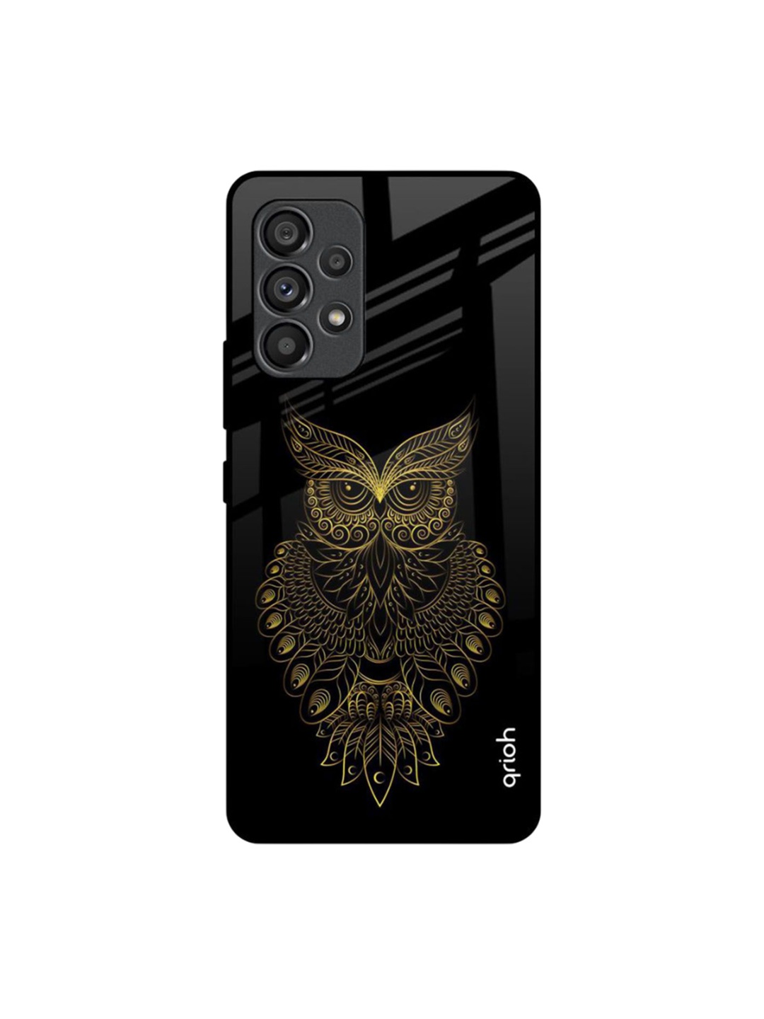 

QRIOH Quirky Printed Samsung Galaxy A53 5G Back Case Mobile Accessories, Black
