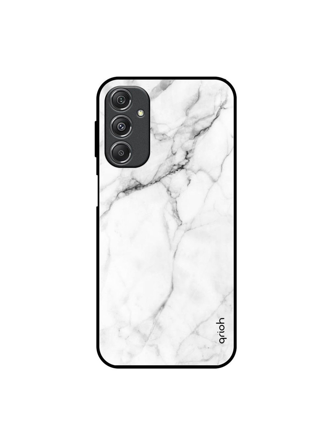 

QRIOH Quirky Printed Samsung Galaxy M34 5G Back Case Mobile Accessories, White