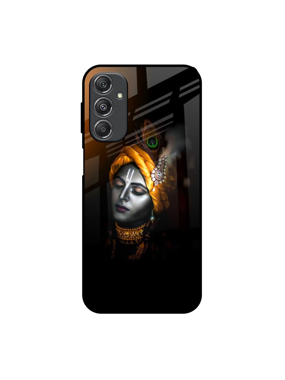 

QRIOH Quirky Printed Samsung Galaxy M34 5G Back Case Mobile Accessories, Black
