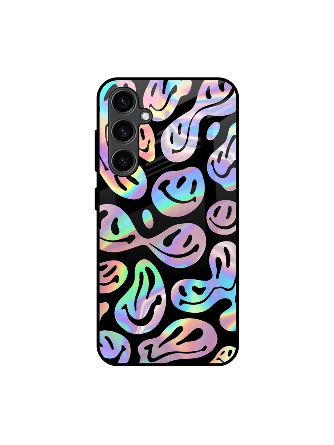 

QRIOH Quirky Printed Samsung Galaxy S23 FE 5G Back Case Mobile Accessories, Black