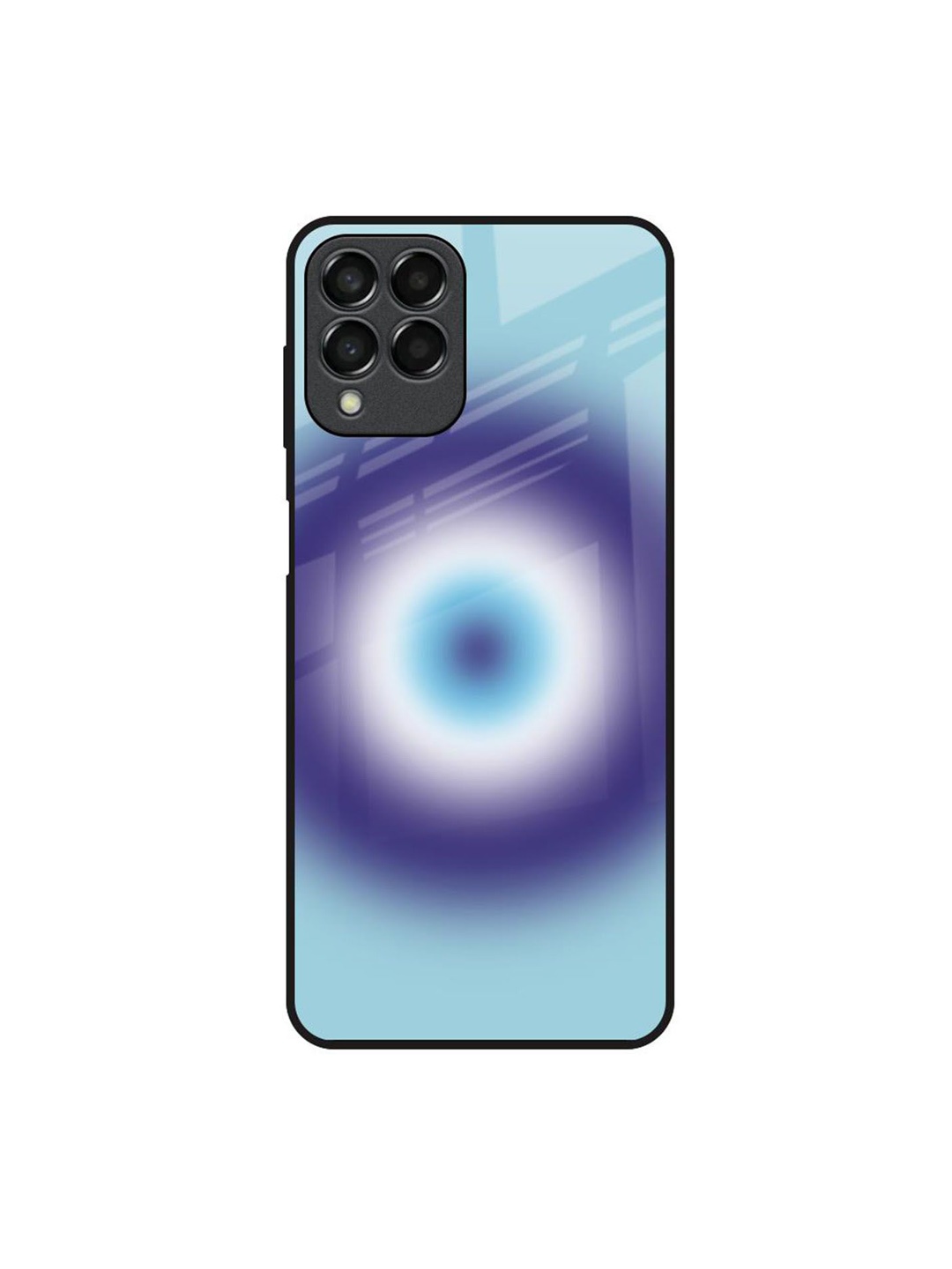 

QRIOH Quirky Printed Samsung Galaxy M33 5G Back Case Mobile Accessories, Blue