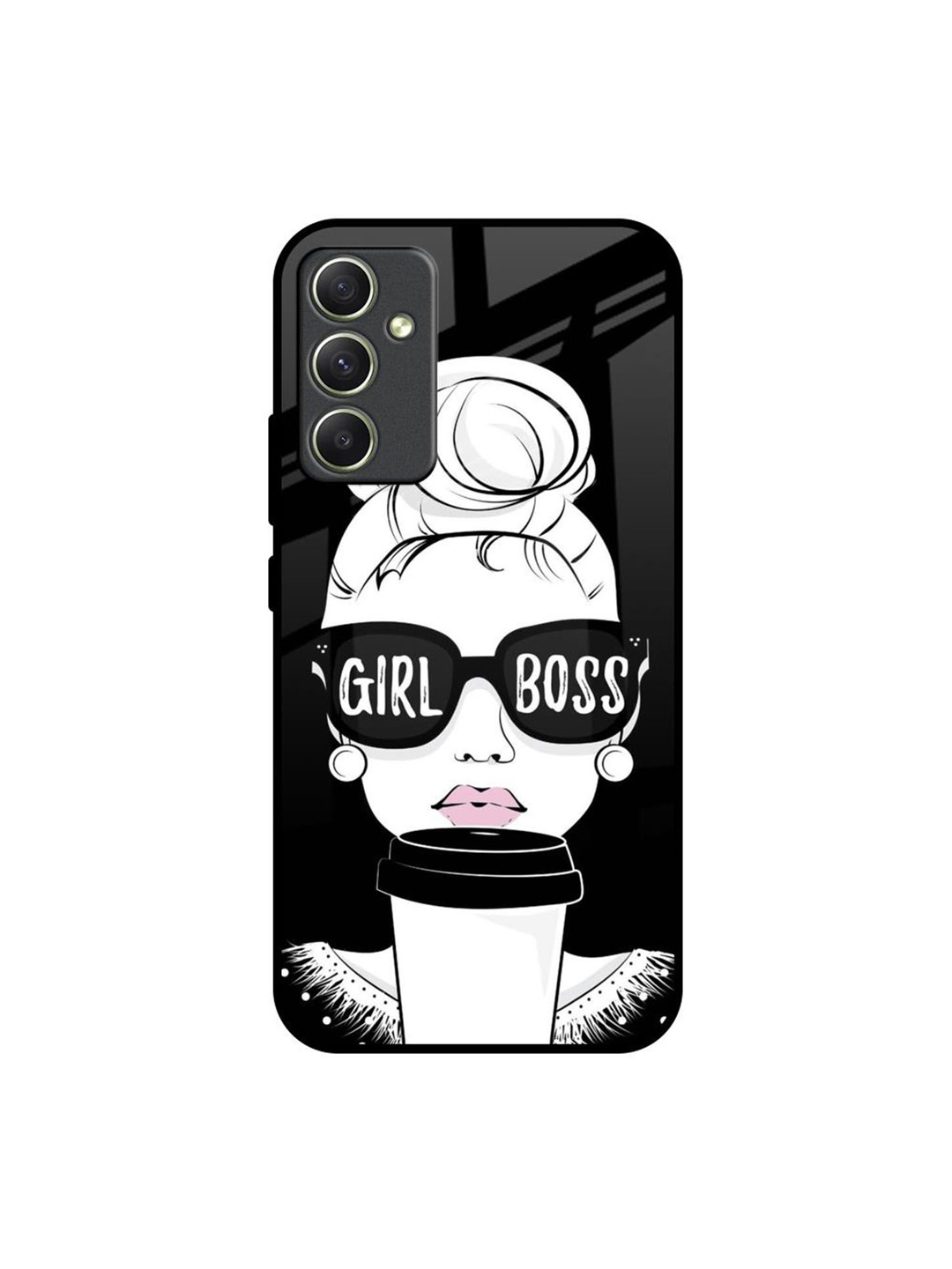 

QRIOH Typography Printed Samsung Galaxy A34 5G Back Case Mobile Accessories, Black