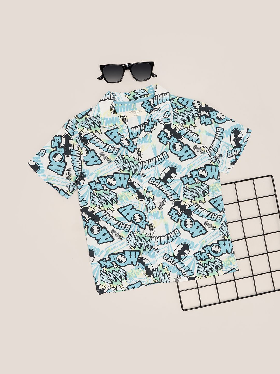

Pantaloons Junior Boys Opaque Printed Casual Shirt, White
