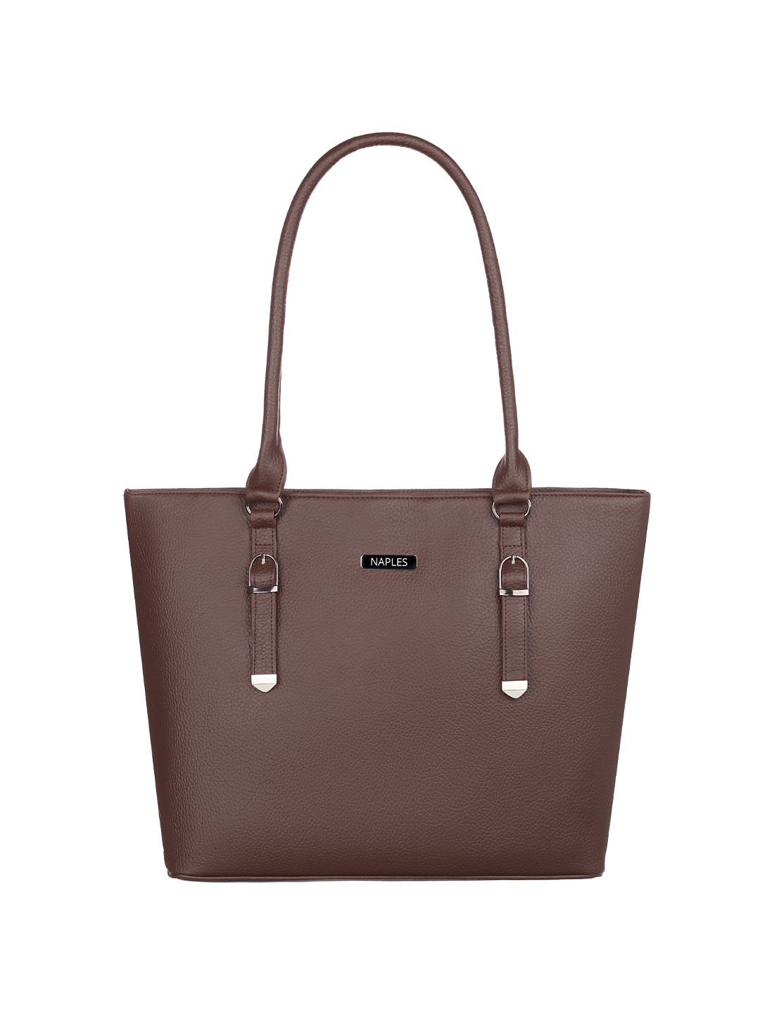 

Naples PU Structured Shoulder Bag, Brown