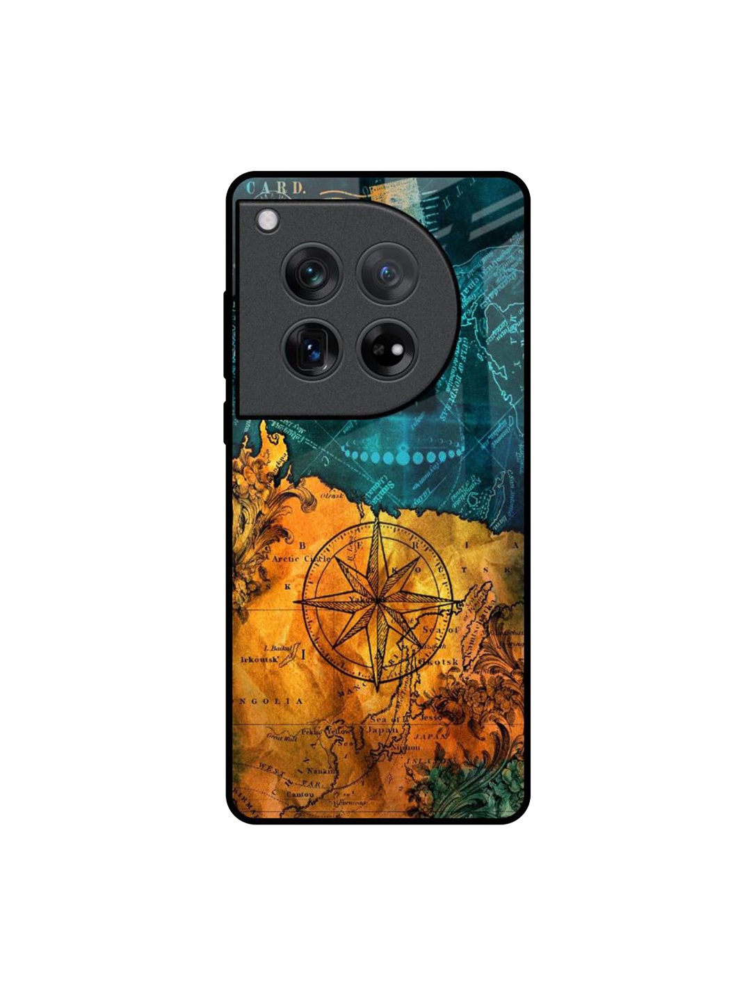 

QRIOH Typography Printed Oneplus 12 Back Case Mobile Accessories, Blue