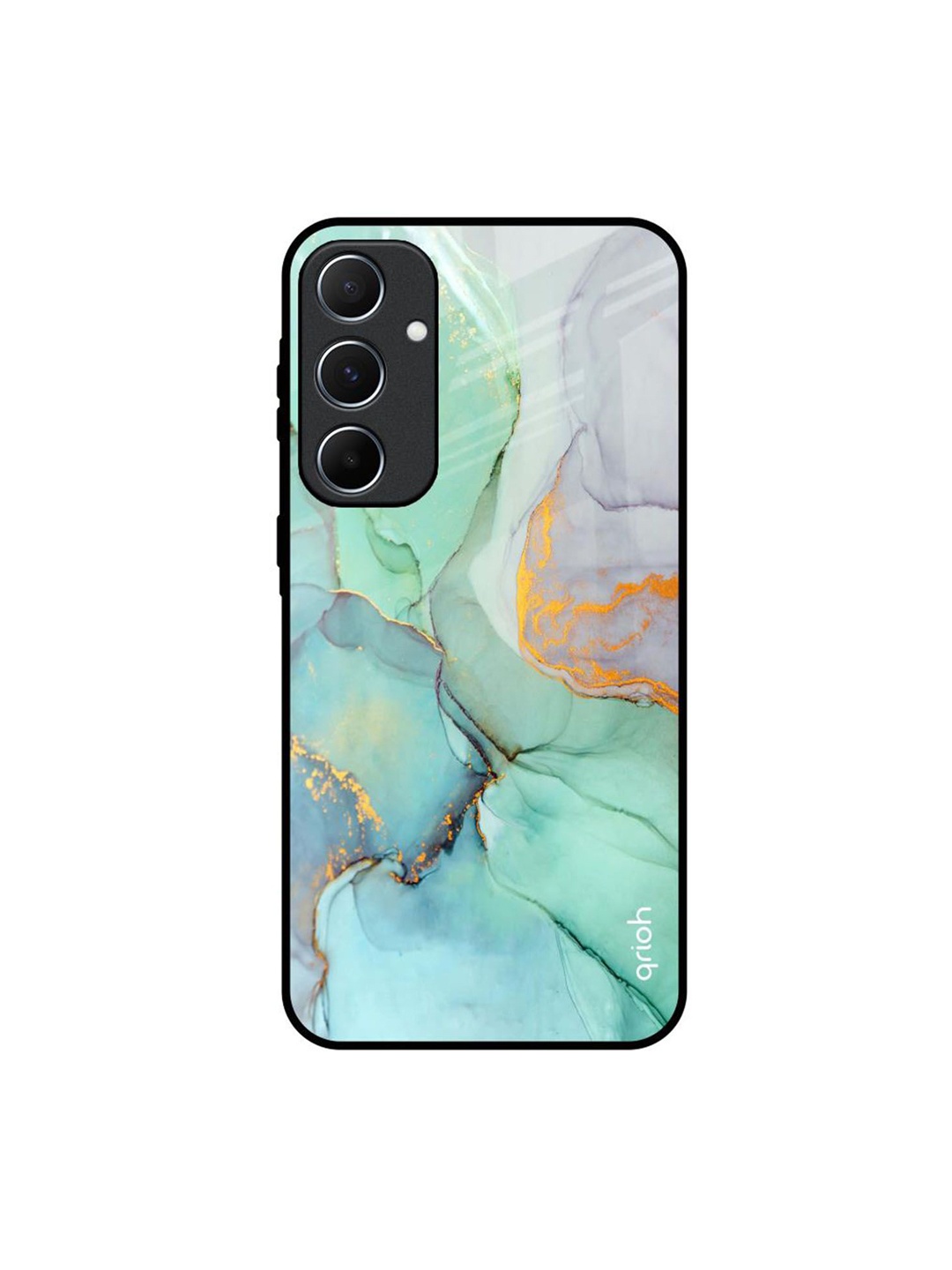 

QRIOH Quirky Printed Samsung Galaxy A55 5G Back Case Mobile Accessories, Green