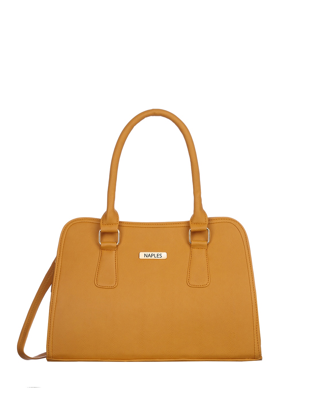 

Naples PU Structured Shoulder Bag, Yellow