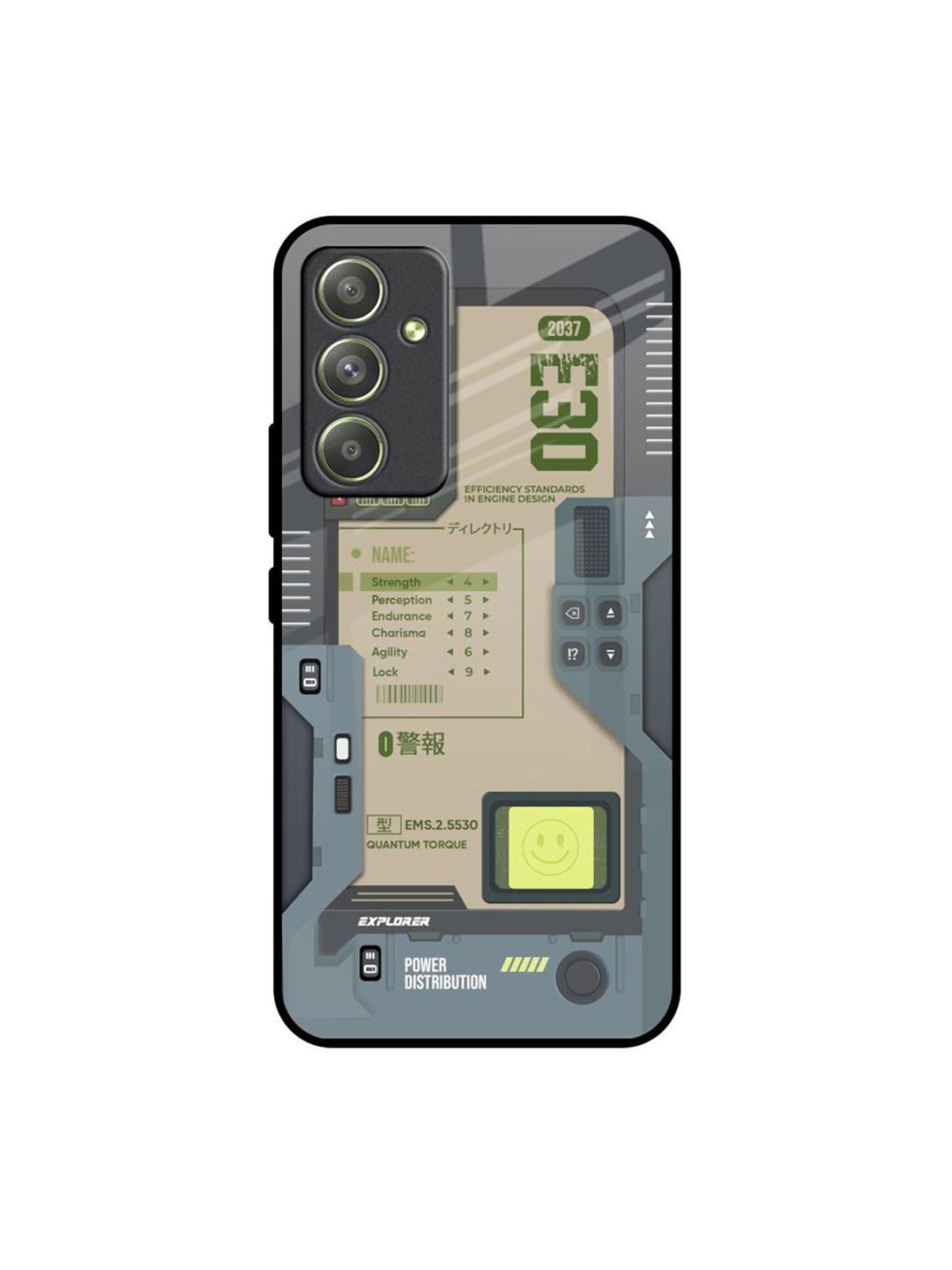 

QRIOH Typography Printed Samsung Galaxy A54 5G Back Case Mobile Accessories, Grey