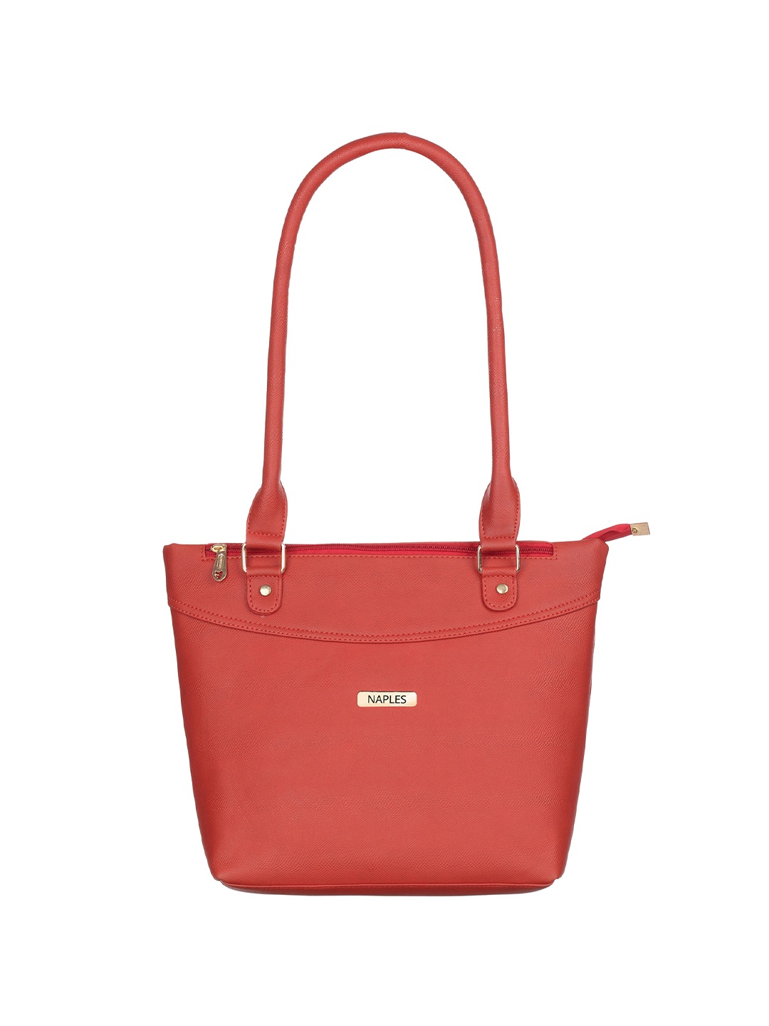 

Naples PU Structured Shoulder Bag, Red