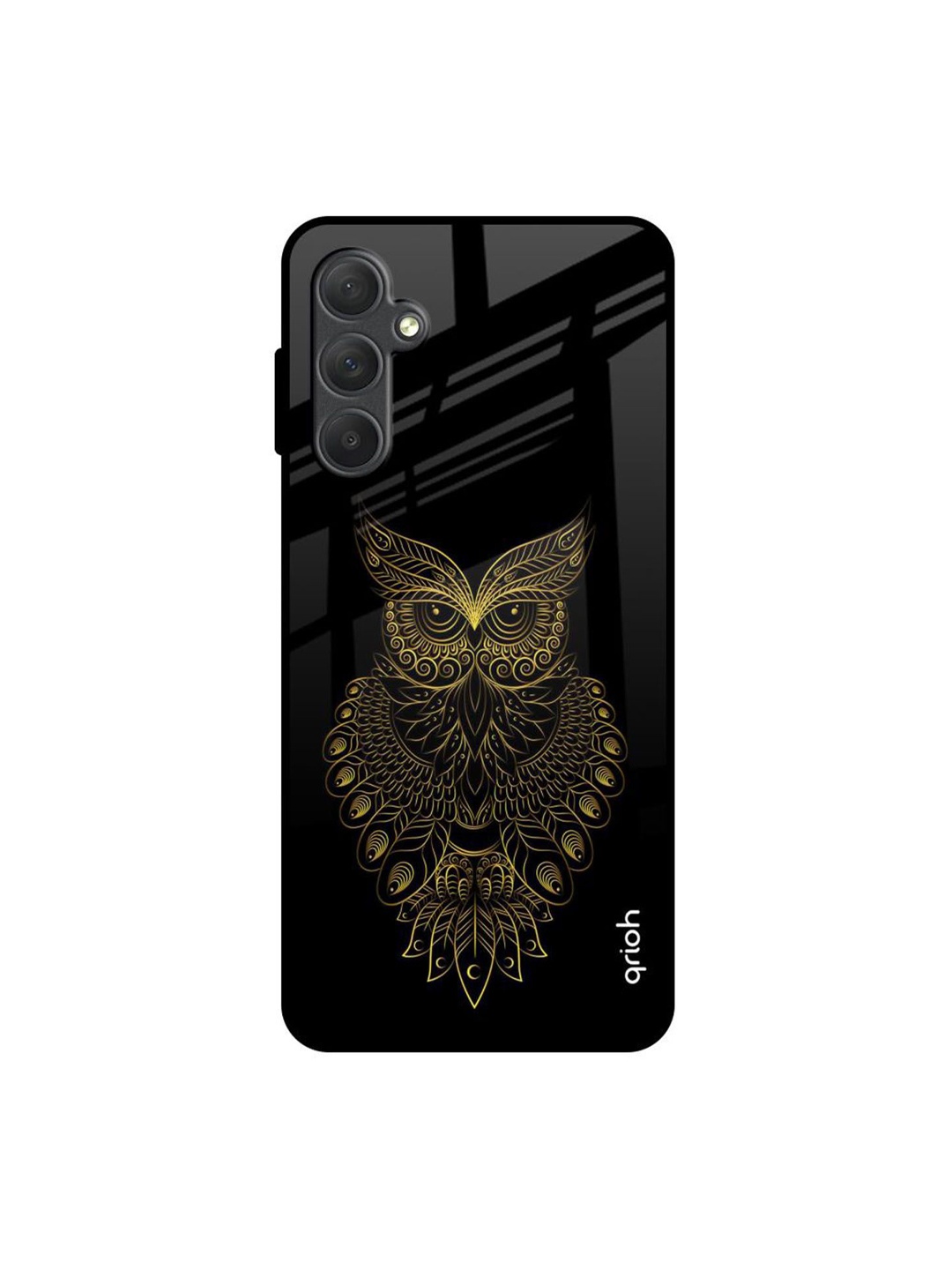 

QRIOH Quirky Printed Samsung Galaxy M54 5G Back Case Mobile Accessories, Black