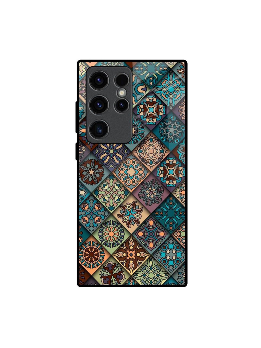 

QRIOH Quirky Printed Samsung Galaxy S23 Ultra 5G Back Case Mobile Accessories, Teal