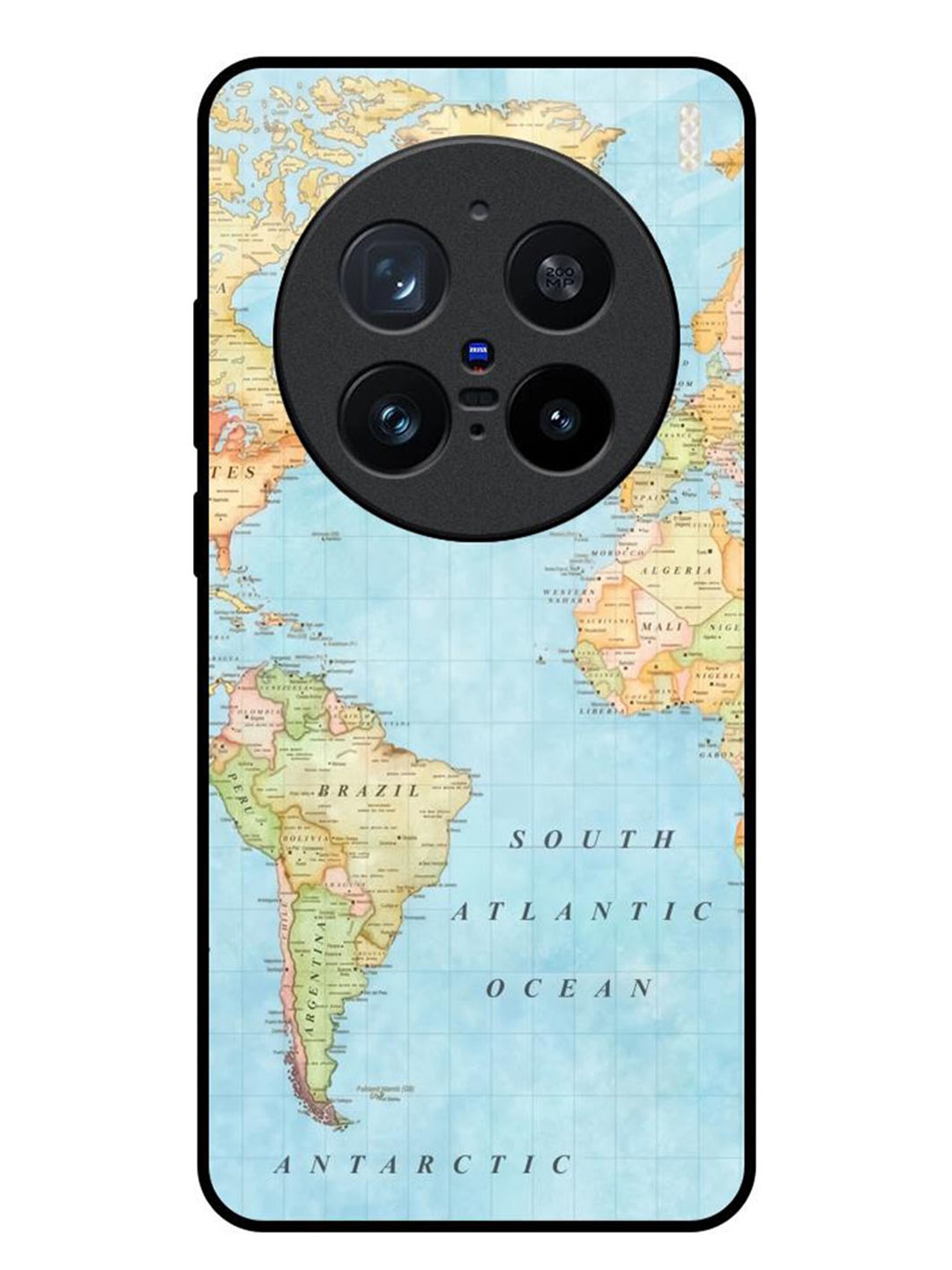 

QRIOH Quirky Printed Vivo X200 Pro 5G Back Case Mobile Accessories, Blue