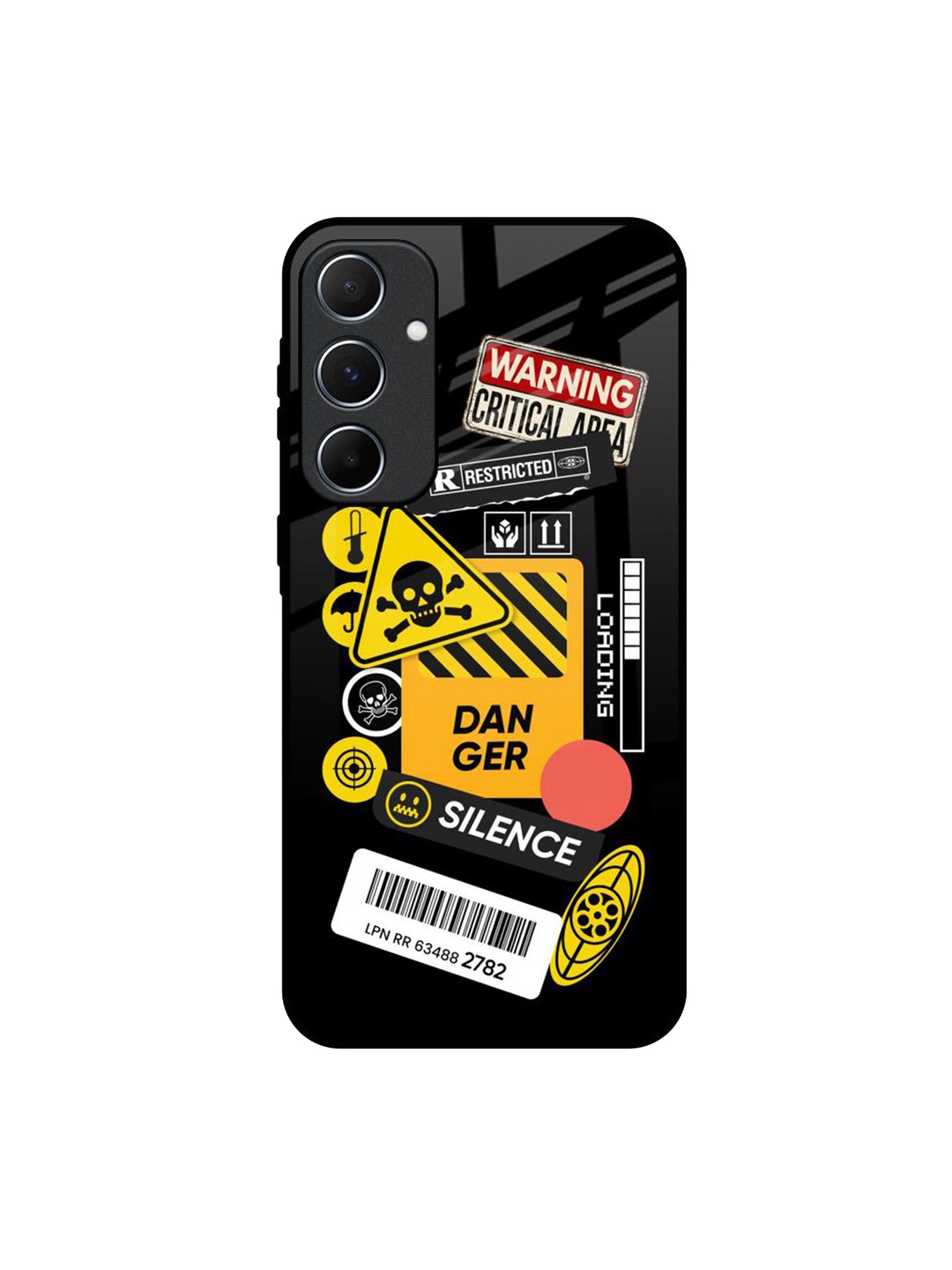 

QRIOH Typography Printed Samsung Galaxy A55 5G Back Case Mobile Accessories, Black