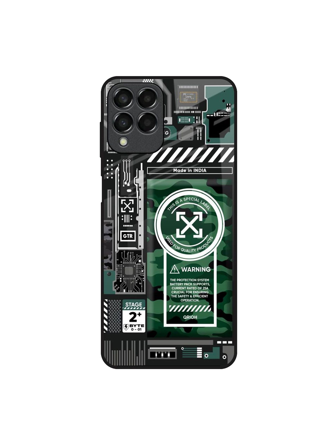

QRIOH Typography Printed Samsung Galaxy M33 5G Back Case Mobile Accessories, Black