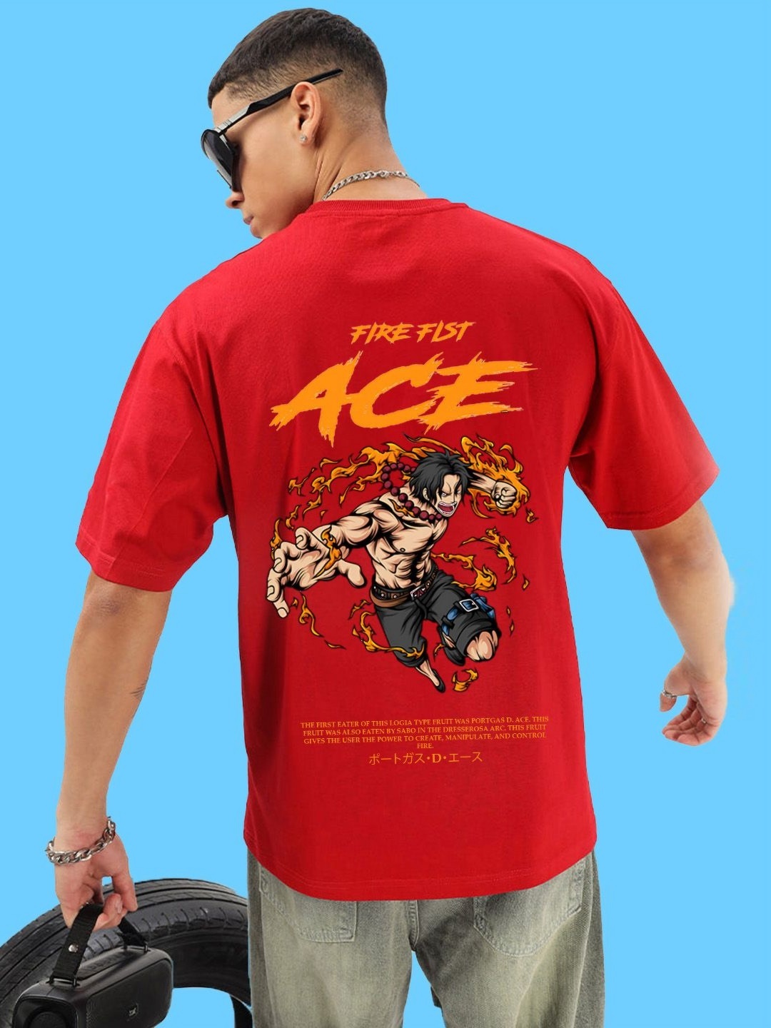 

BDSQUARE Men Printed Applique T-shirt, Red