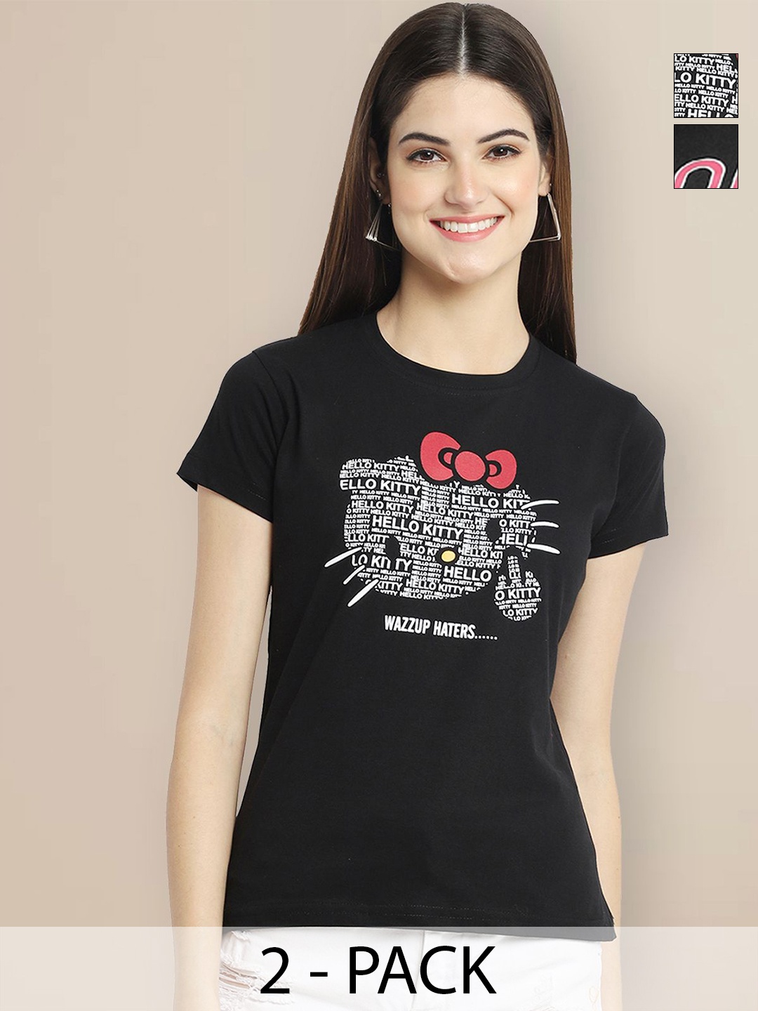 

Metronaut Women Typography 2 Printed T-shirt, Multi