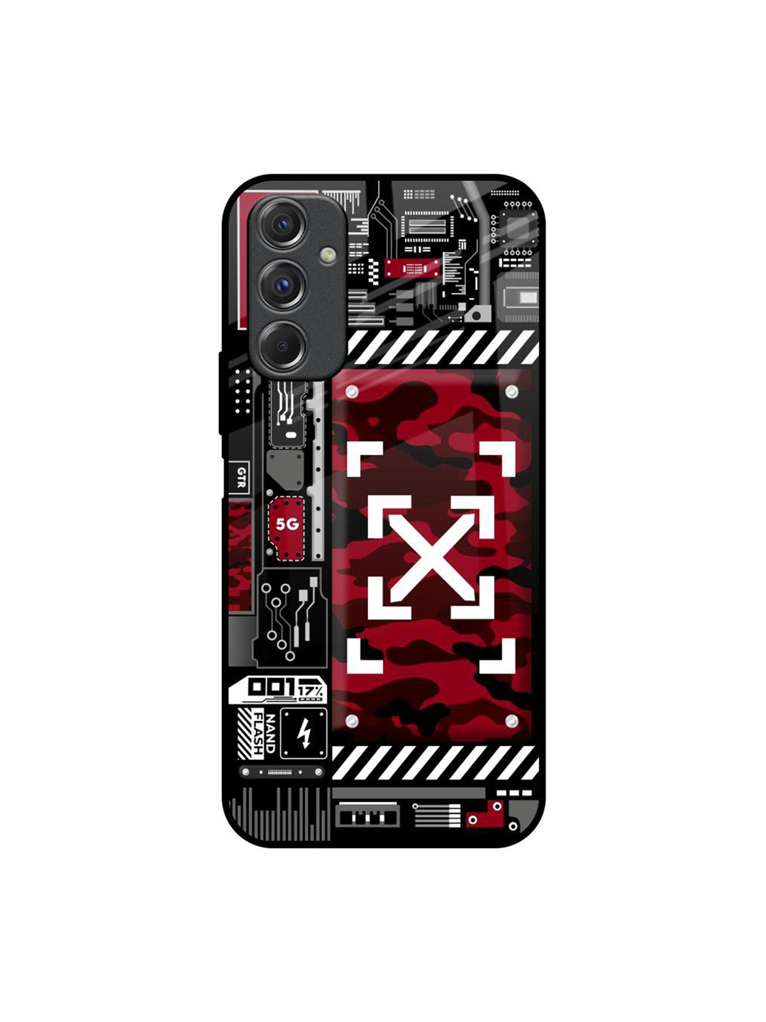 

QRIOH Typography Printed Samsung Galaxy F34 5G Back Case Mobile Accessories, Black