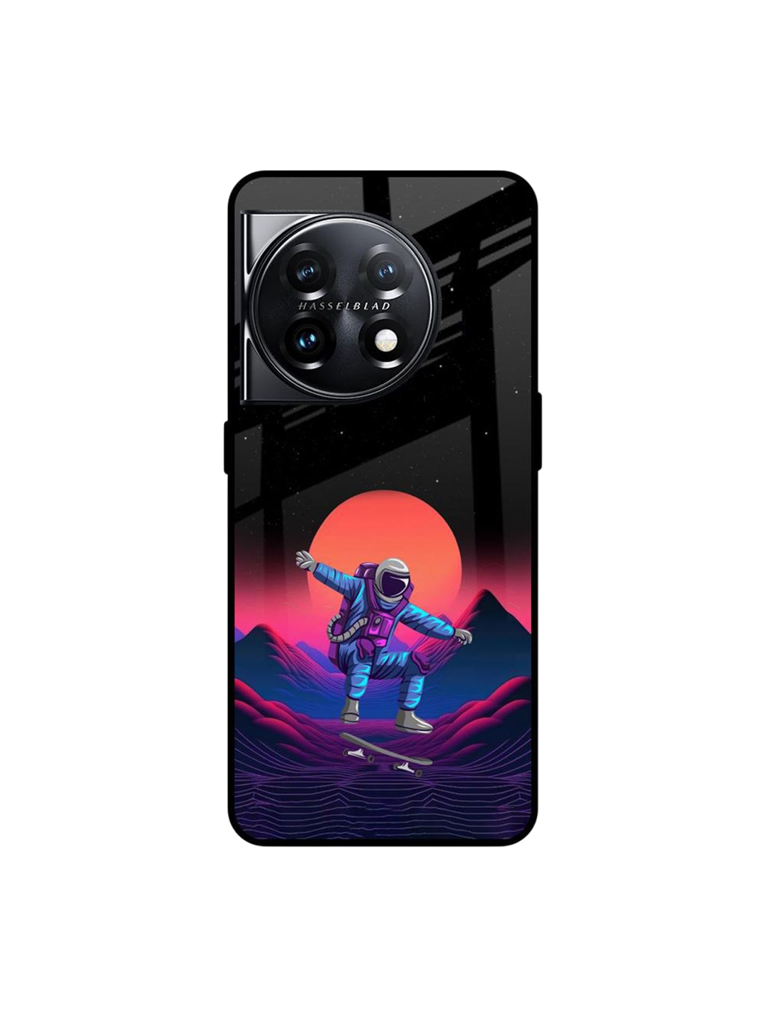 

QRIOH Quirky Printed OnePlus 11 5G Back Case Mobile Accessories, Black