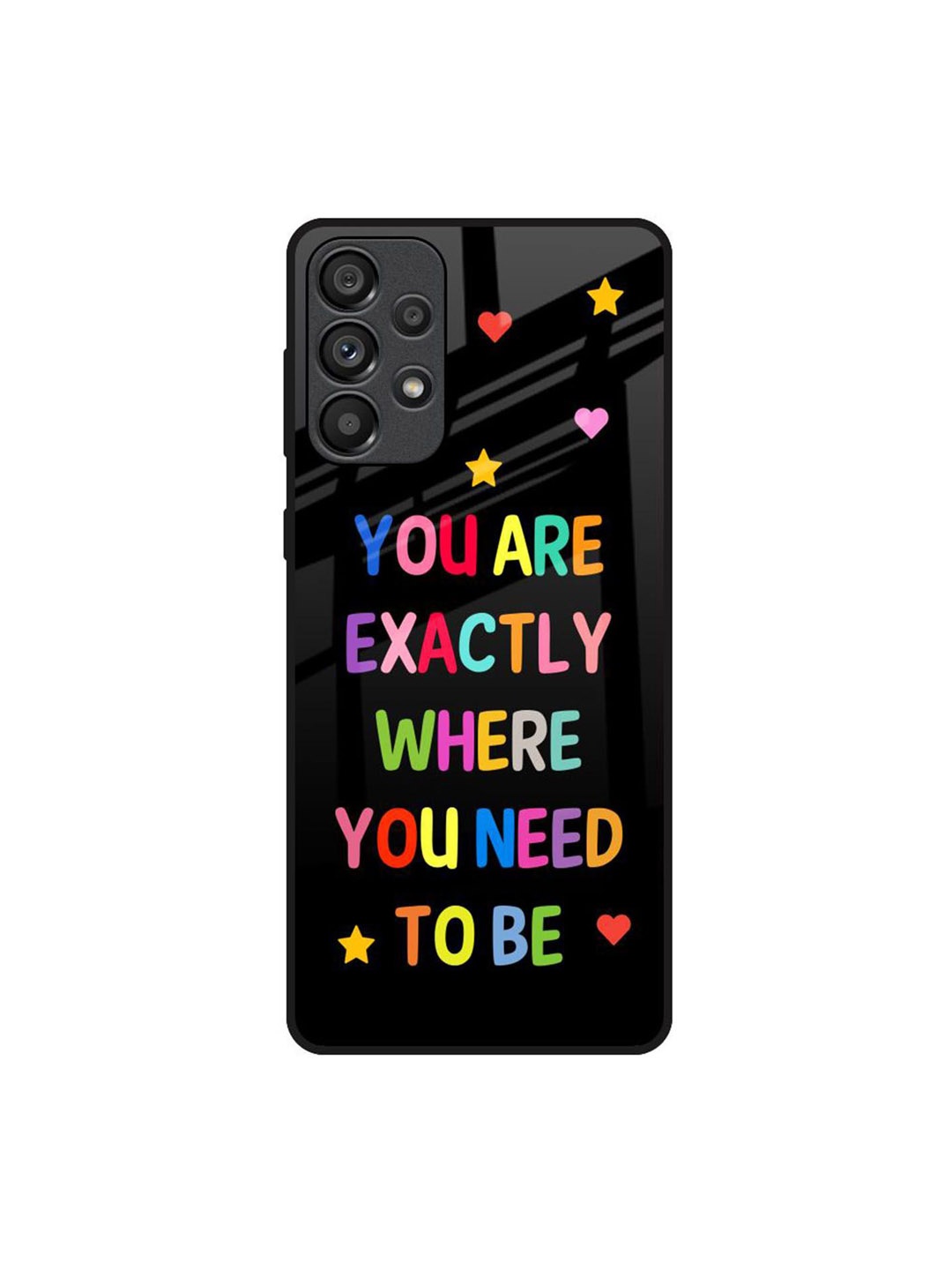 

QRIOH Typography Printed Samsung Galaxy A33 5G Back Case Mobile Accessories, Black