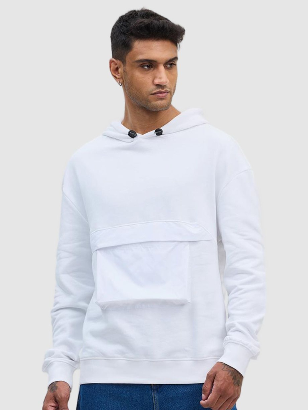 

Snitch Men Hooded Sweatshirt, White