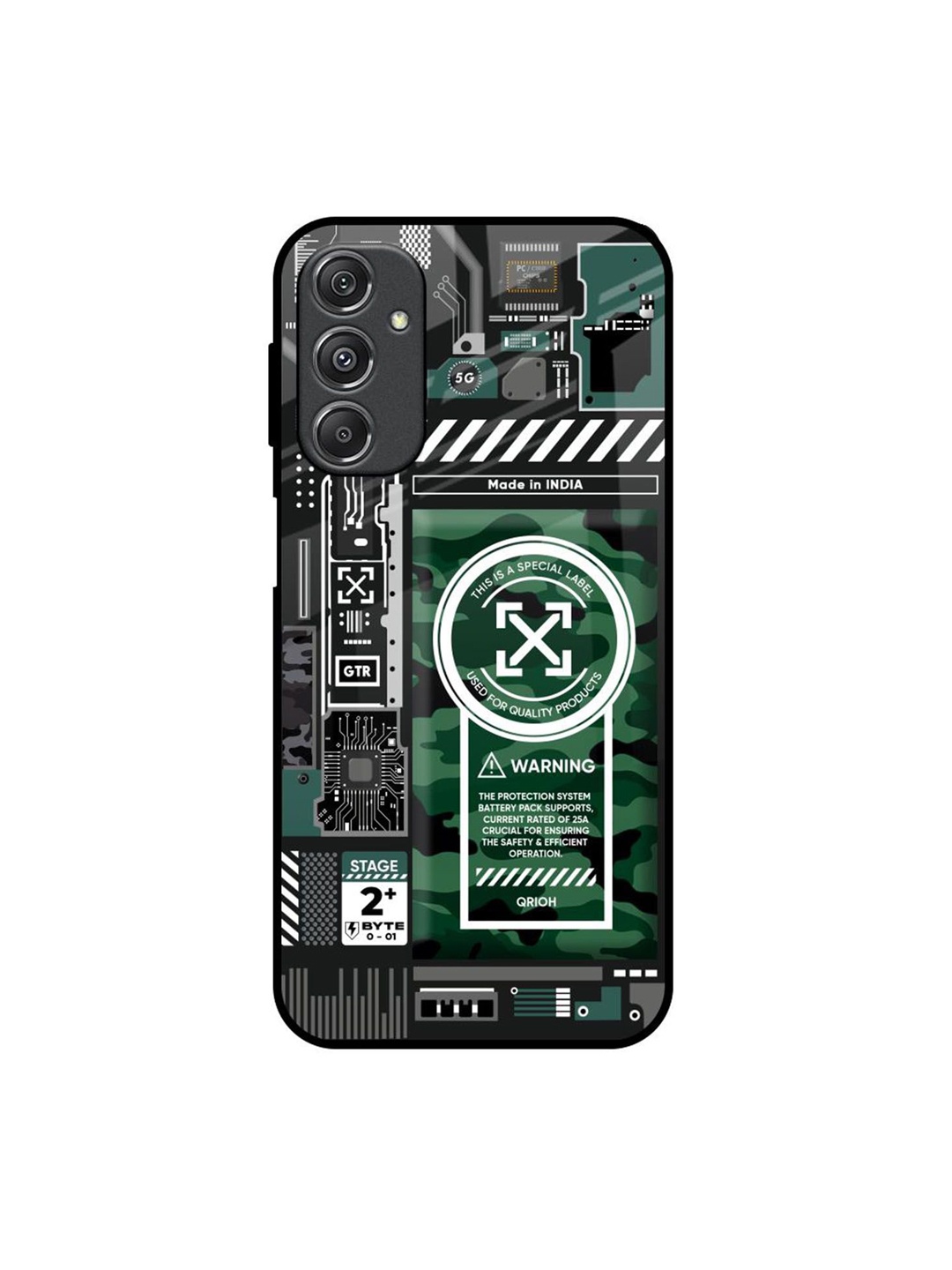 

QRIOH Typography Printed Samsung Galaxy M34 5G Back Case Mobile Accessories, Black