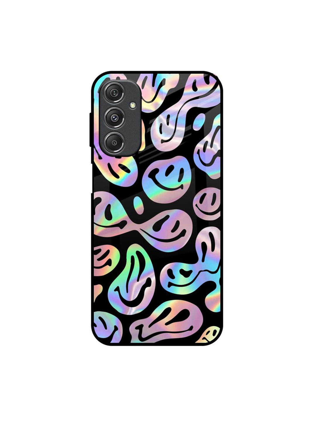 

QRIOH Quirky Printed Samsung Galaxy M34 5G Back Case Mobile Accessories, Black