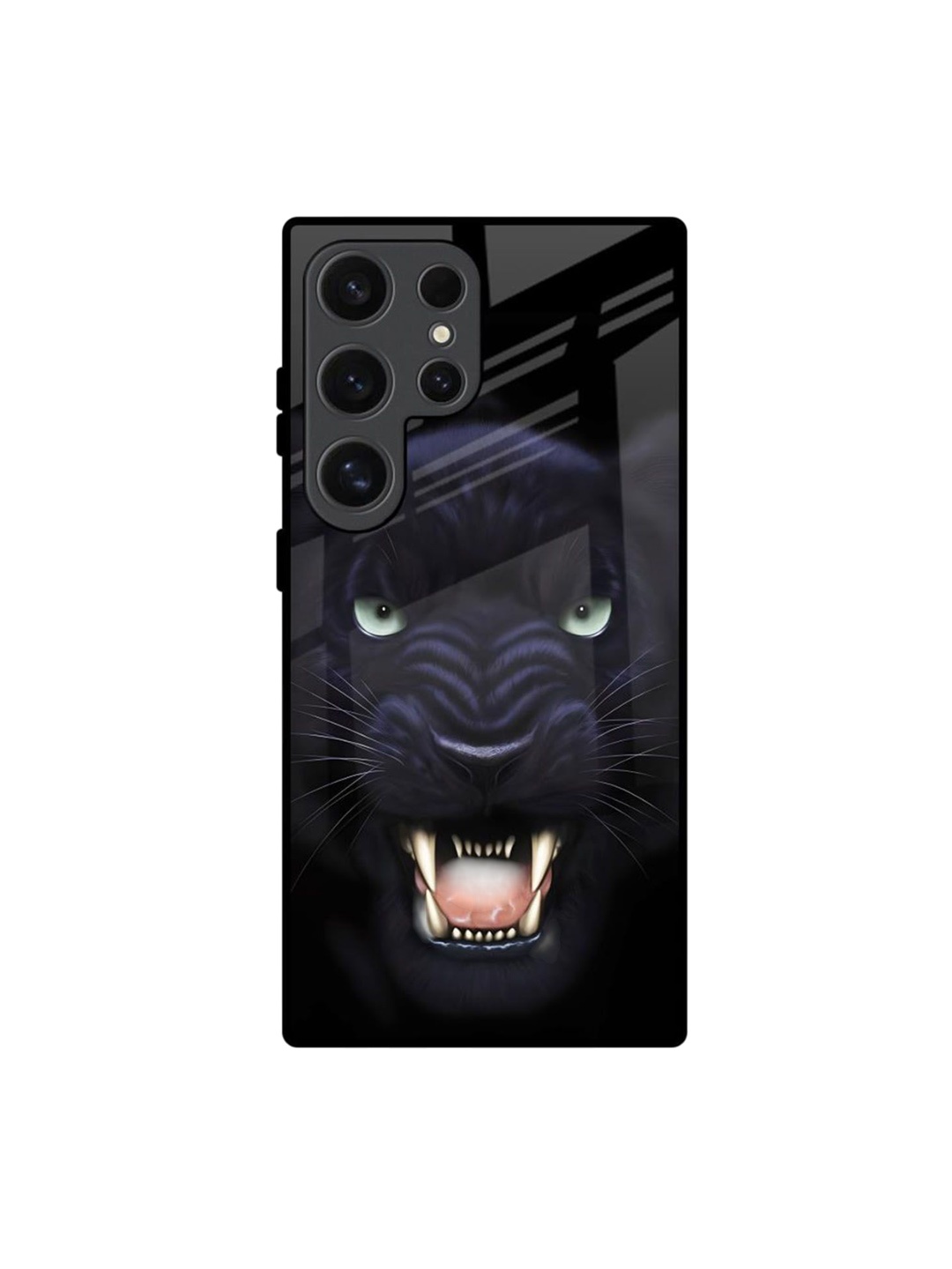

QRIOH Quirky Printed Samsung Galaxy S24 Ultra 5G Back Case Mobile Accessories, Black