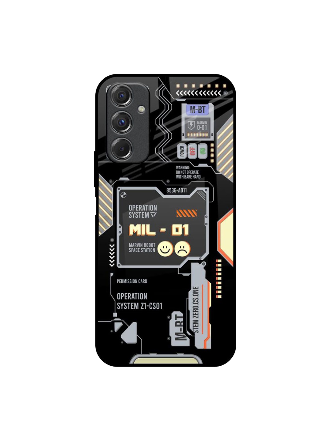 

QRIOH Typography Printed Samsung Galaxy F34 5G Back Case Mobile Accessories, Black