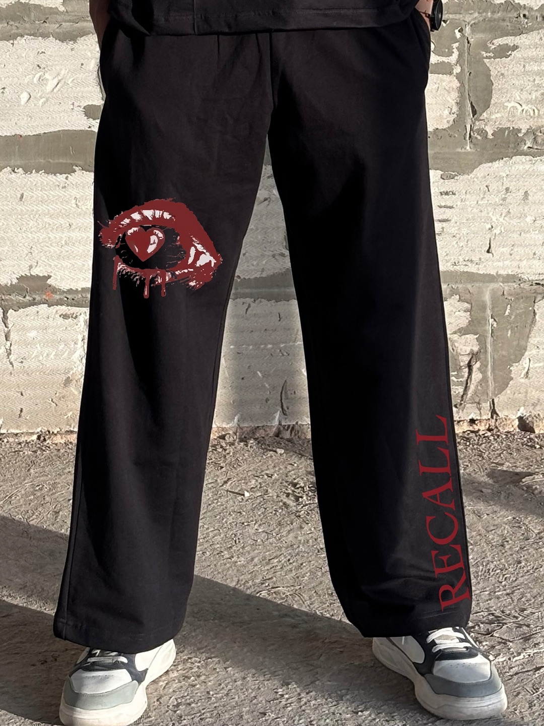 

TheBTclub Hell Isnt Hot Men Printed Straight Fit Joggers, Black