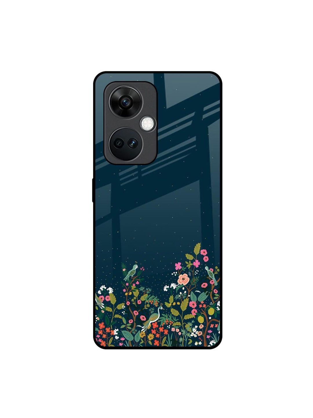

QRIOH Floral Printed OnePlus Nord CE 3 5G Back Case Mobile Accessories, Green