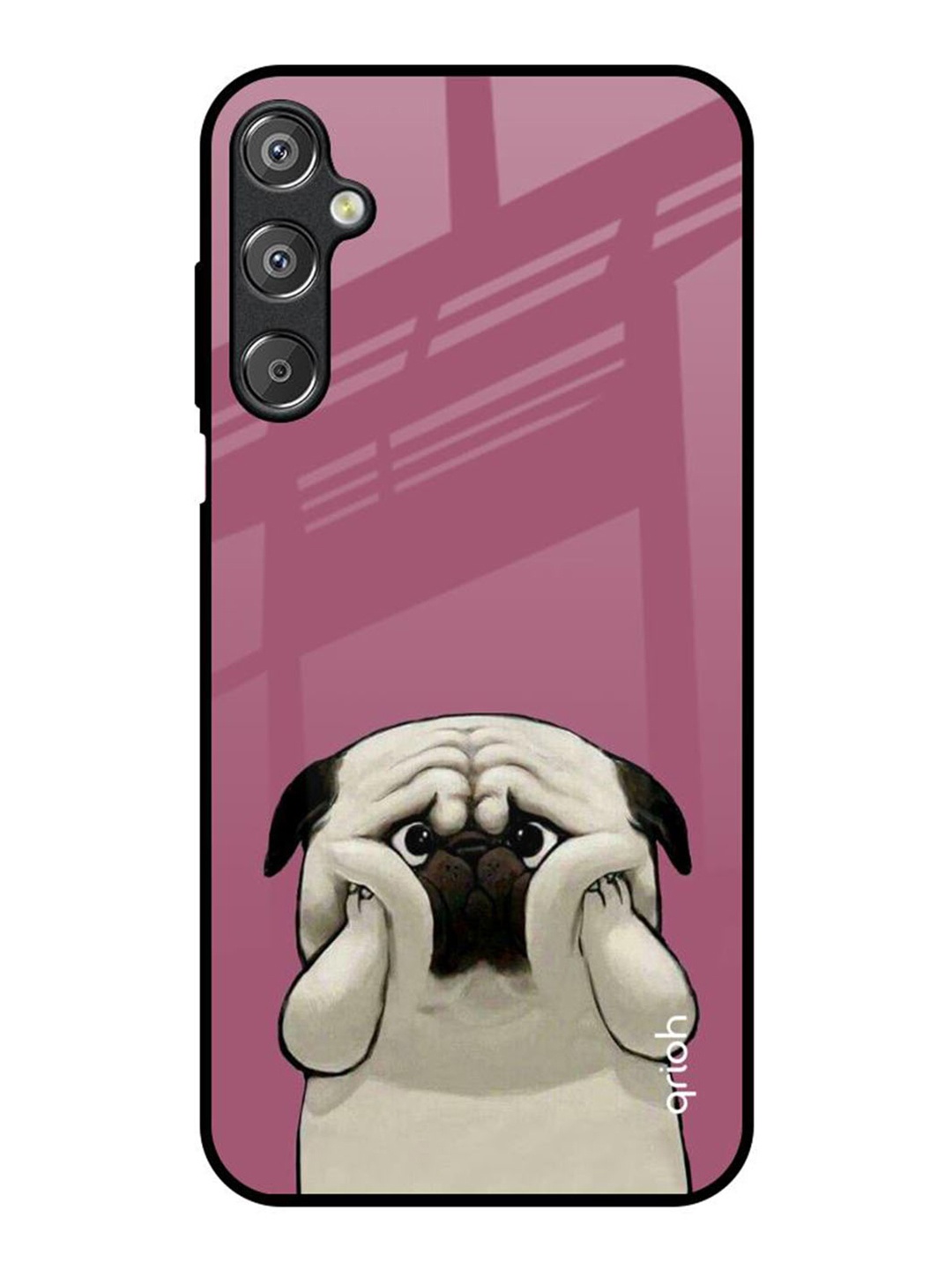 

QRIOH Quirky Printed Samsung Galaxy F15 5G Back Case Mobile Accessories, Pink