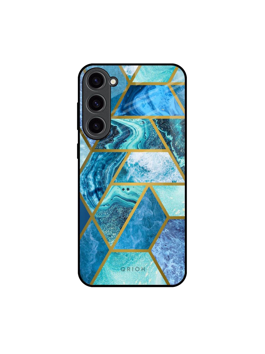 

QRIOH Quirky Printed Samsung Galaxy S23 Plus 5G Back Case Mobile Accessories, Blue