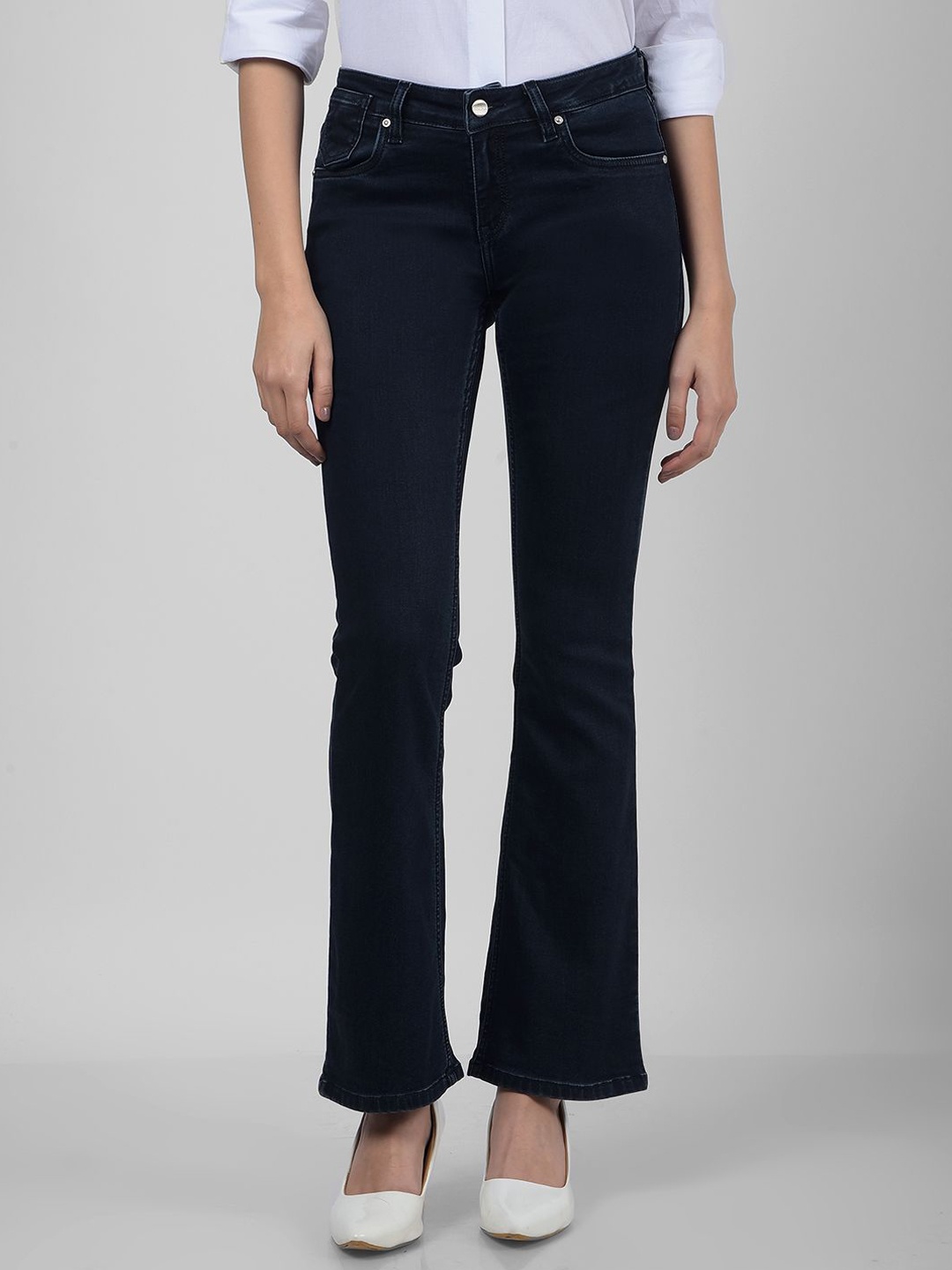 

Numero Uno Women Bootcut Stretchable Jeans, Blue