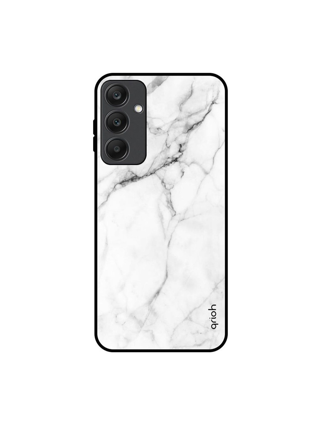 

QRIOH Abstract Printed Samsung Galaxy A25 5G Back Case Mobile Accessories, White