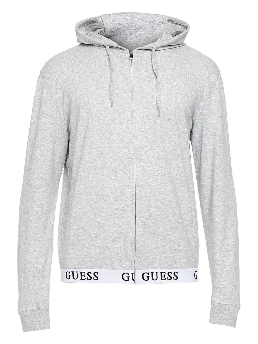 

GUESS Men Hooded Sweatshirt, Grey