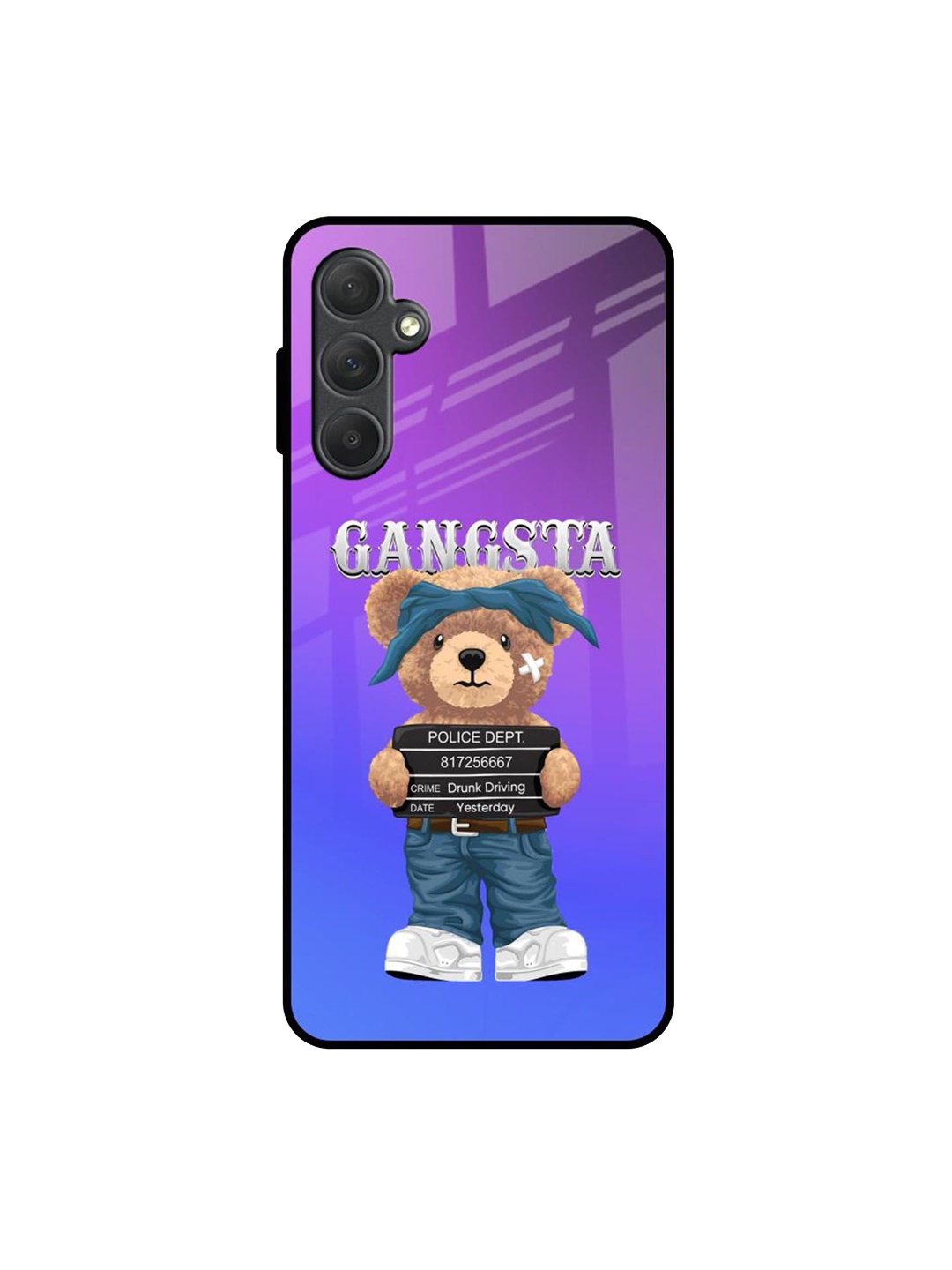 

QRIOH Typography Printed Samsung Galaxy M54 5G Back Case Mobile Accessories, Purple