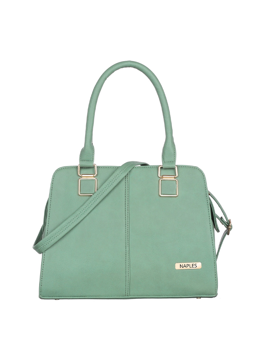 

Naples PU Structured Shoulder Bag, Grey