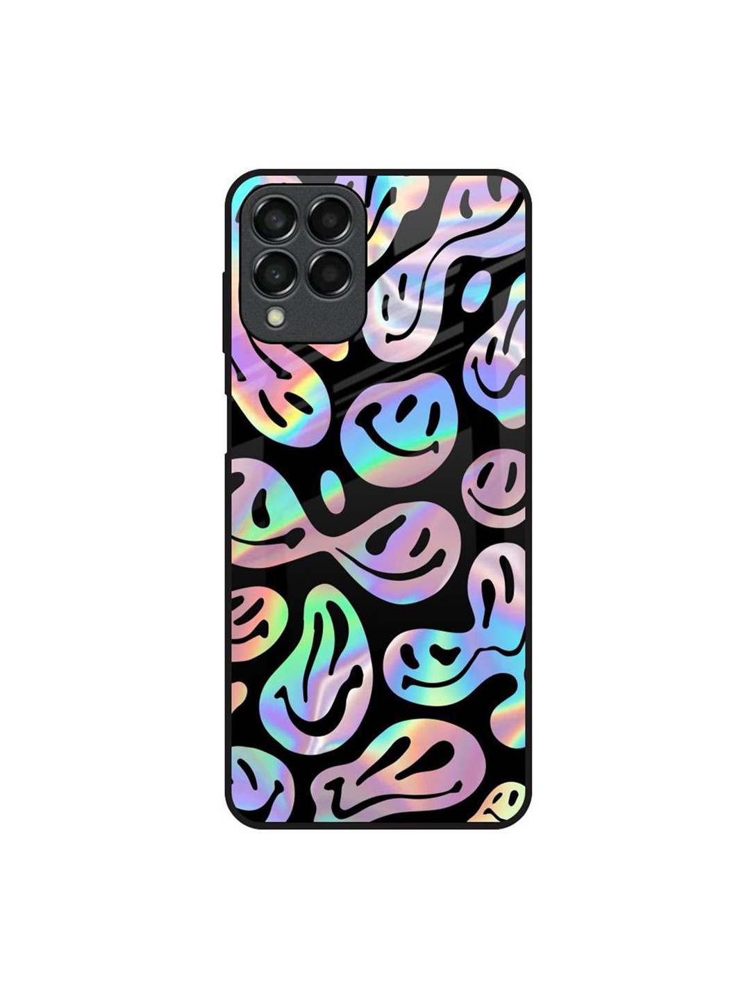 

QRIOH Abstract Printed Samsung Galaxy M33 5G Back Case Mobile Accessories, Pink
