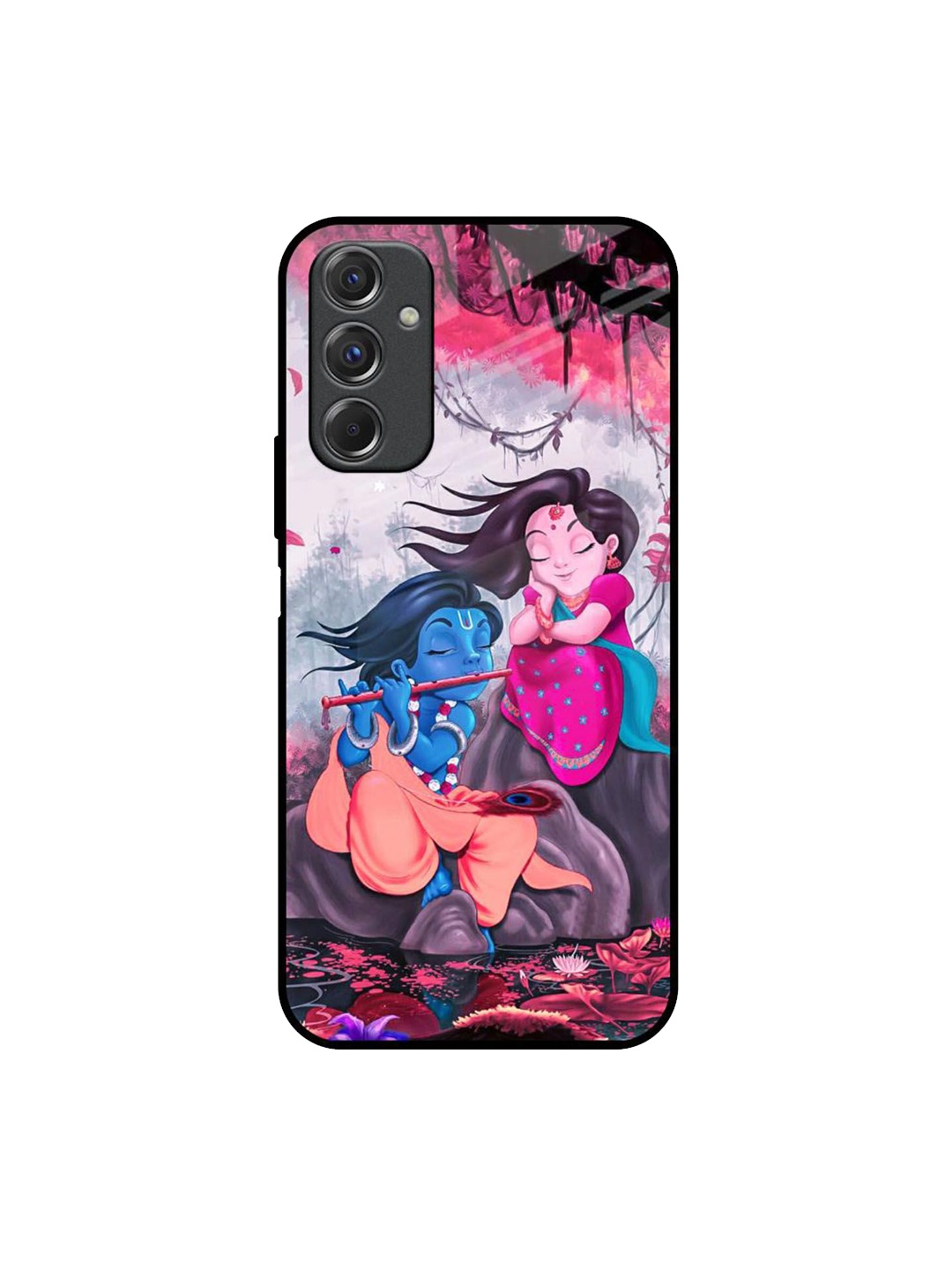 

QRIOH Quirky Printed Samsung Galaxy F34 5G Back Case Mobile Accessories, Pink