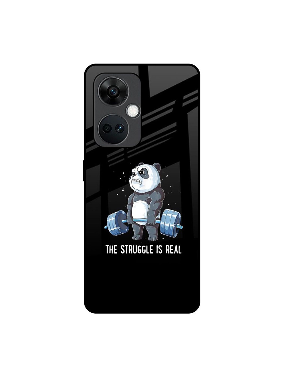 

QRIOH Quirky Printed OnePlus Nord CE 3 5G Back Case Mobile Accessories, Black