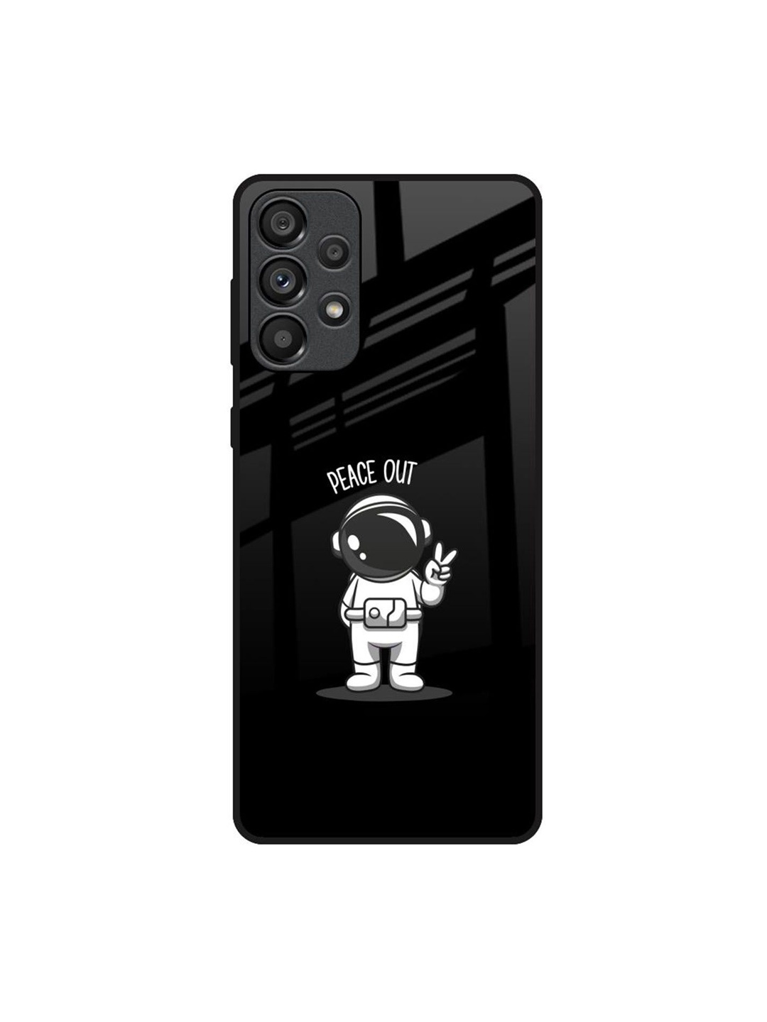 

QRIOH Quirky Printed Samsung Galaxy A33 5G Back Case Mobile Accessories, Black