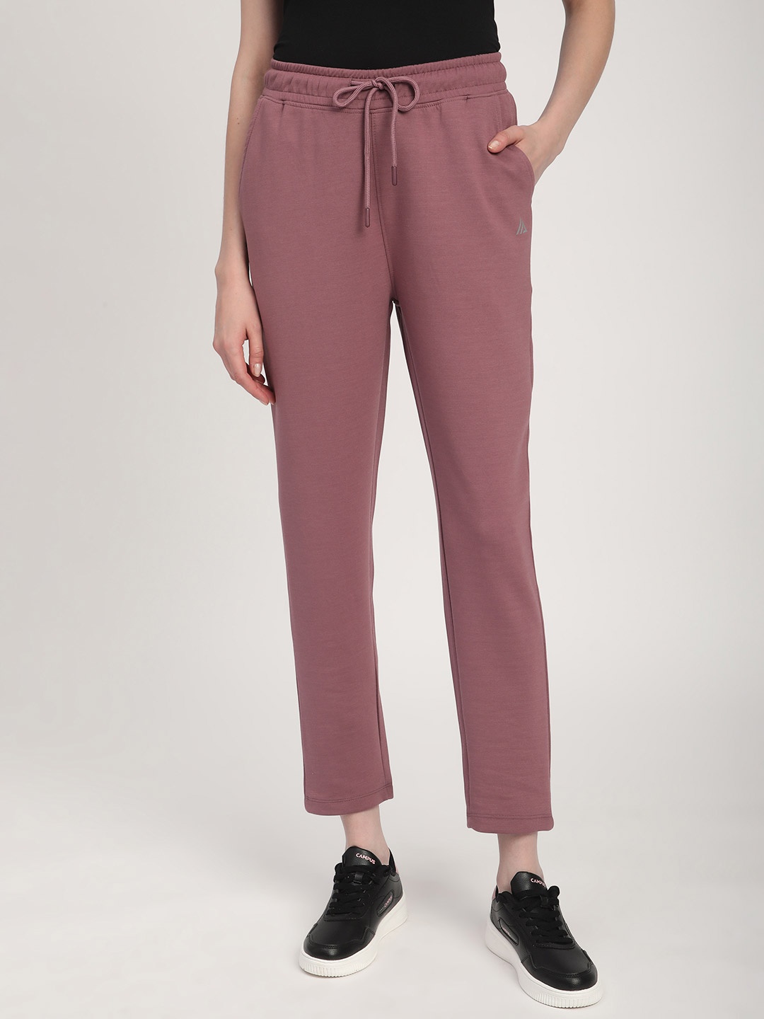 

R&B Women Slim Fit Trousers, Purple