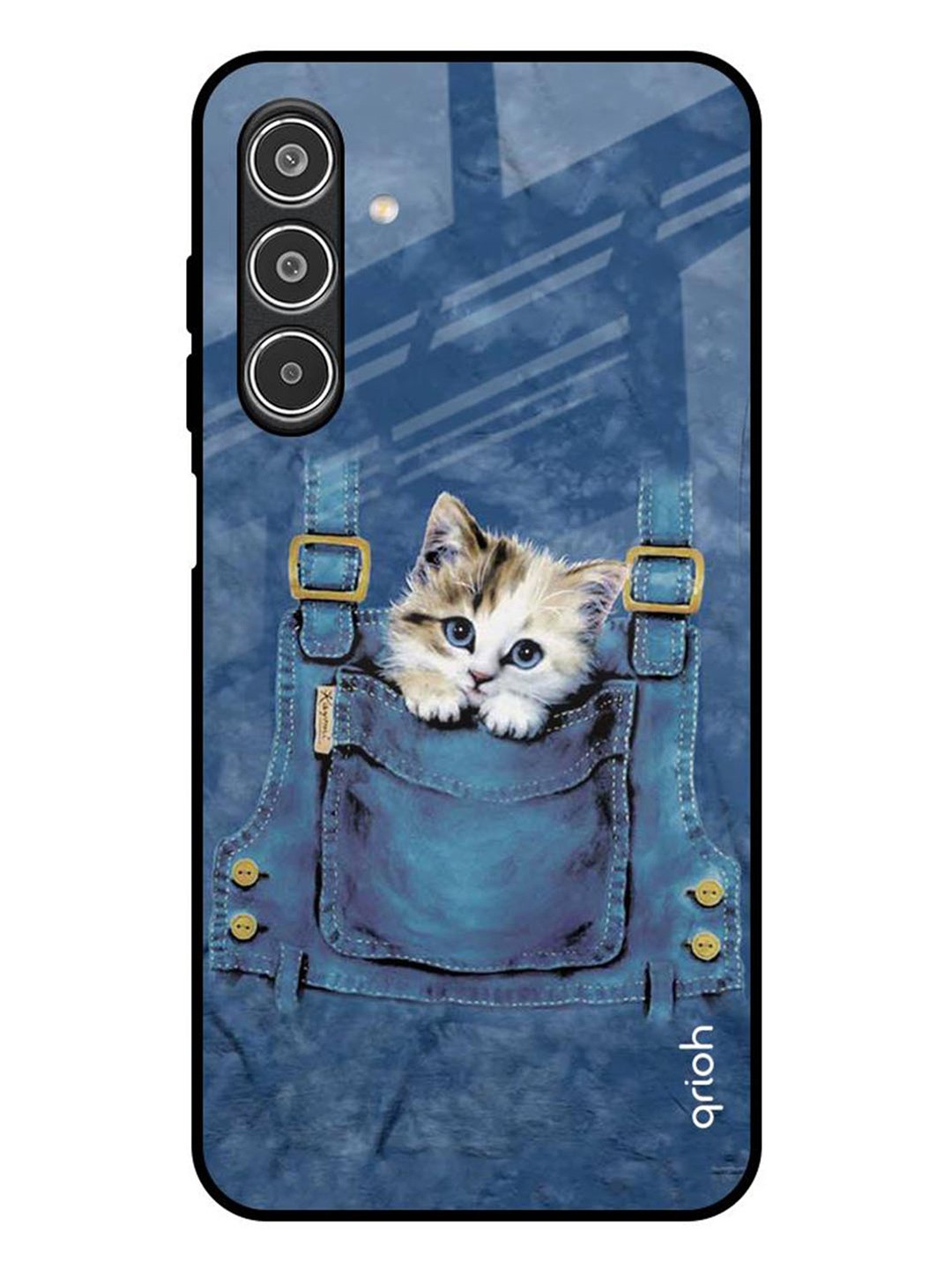 

QRIOH Quirky Printed Samsung Galaxy A26 5G Back Case Mobile Accessories, Blue