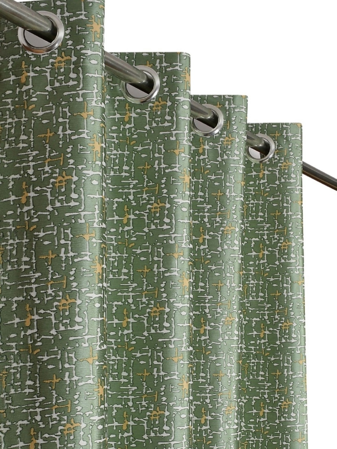 

AaHo Decor Green 2 Pieces Room Darkening Window Curtain