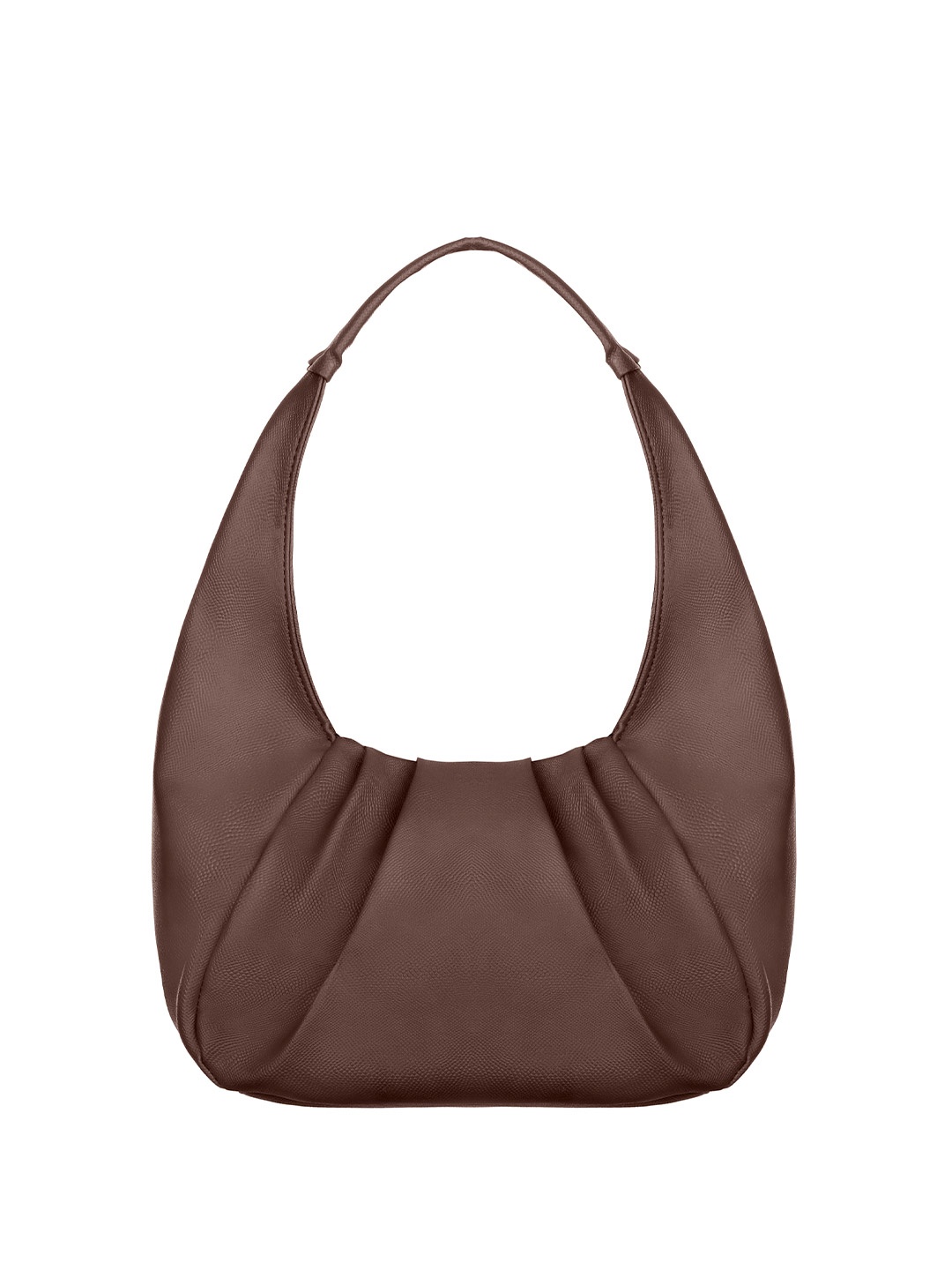 

Naples PU Structured Shoulder Bag, Brown