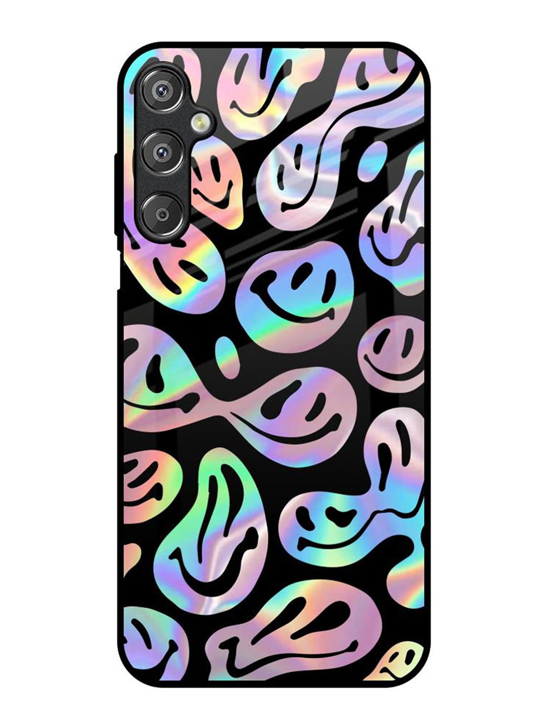 

QRIOH Quirky Printed Samsung Galaxy F15 5G Back Case Mobile Accessories, Black